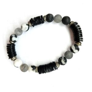 Recycled records bracelet